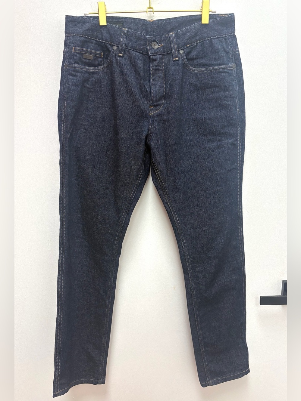 Boss Hugo Boss Dark Blue Straight Leg Jeans Size 32